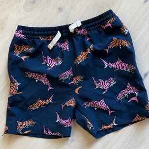 GUC SZ 6 CHUBBIES SWIM TRUNKS TIGER SHARKS